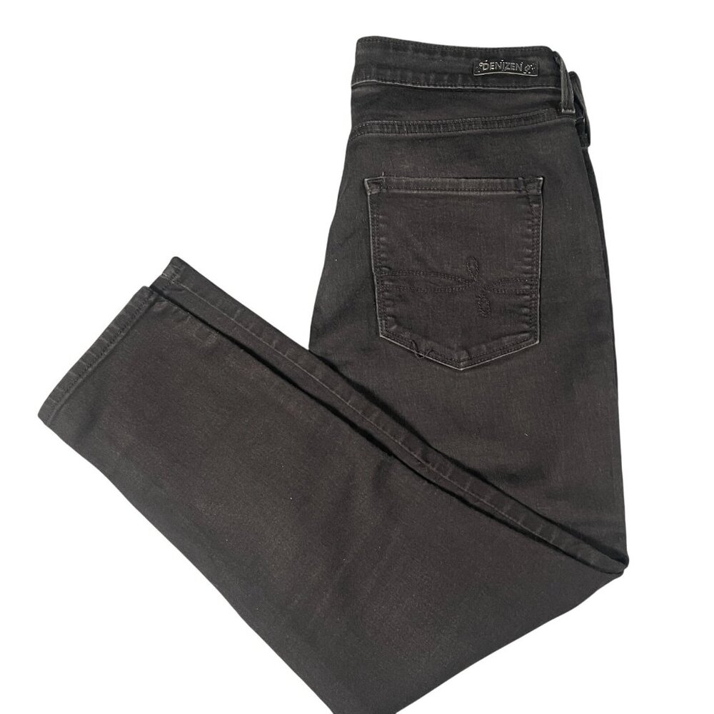 Denizen Levi’s Jeans Women 28 High Rise Ankle Skinny Black Stretch Denim Pants